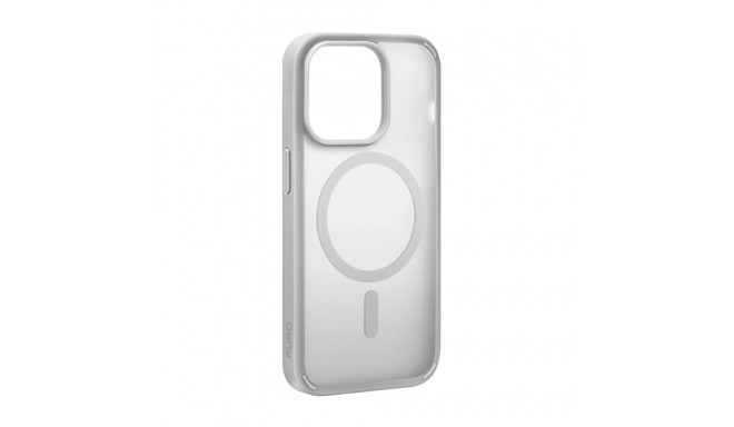 Puro Gradient MagSafe Silicone Case for iPhone 15 Pro - Silver