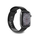 Puro "ICON" Silicone watchband for  Apple Watch 42-44-45-49mm, black