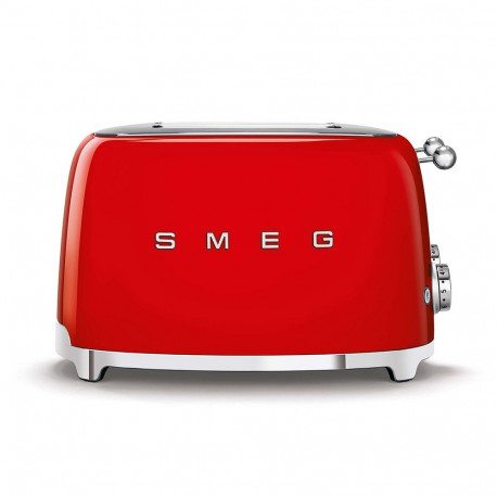 Toaster - Smeg TSF03RDEU 4-Slice 6 Browning Levels 3 Programs Red