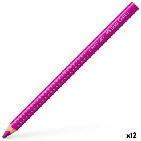 Colouring pencils Faber-Castell Crimson Red (12 Units)