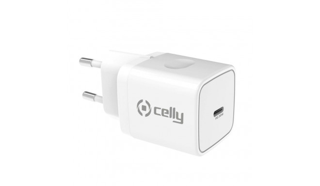 Akulaadija Celly TC1USBC30WWH Valge