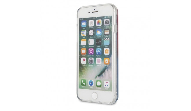 Guess GUHCI8GLCRE iPhone 7/8/SE 2020 punane kõvakorpus California Glow pimedas helendav