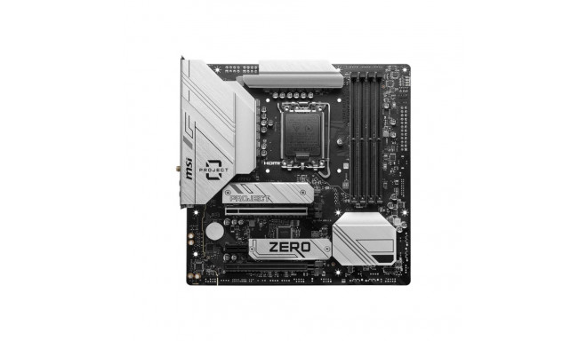 MSI B760M PROJECT ZERO | Processor family Intel | Processor socket LGA1700 | DDR5 | Supported hard d