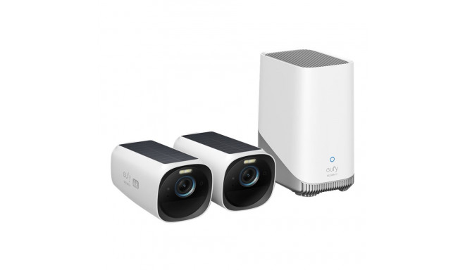 Anker Eufy turvakaamera, 2+1 komplekt, eufyCam 3, F/1.4, IP67, HDD/SSD salvestus