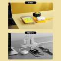 WEKOME WP-U172 - Ładowarka bezprzewodowa 3w1 z MagSafe do iPhone, Apple Watch i AirPods + lusterko (