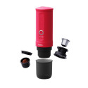 OUTIN NANO portable espresso coffee machine, crimson red