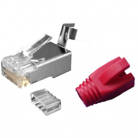 Modularpistik RJ45, Cat6a, AWG 22-23, komplekt 50tk