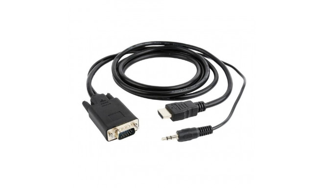 Gembird CABLE HDMI-VGA +3.5MM/1.8M A-HDMI-VGA-03-6