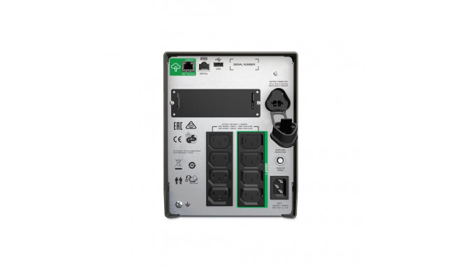 APC Smart-UPS SMT1500IC UPS AC 220/230/240V 1000Watt 1500VA RS-232 USB output connectors 8 Black wit