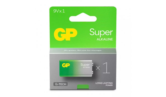 Batteries GP 6LR61 Super Alkaline (G-TECH) 1 pc.