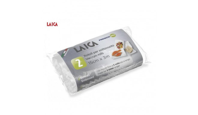 Vacuum Food Storage Rolls - Laica VT3514 15x300cm Pack of 2