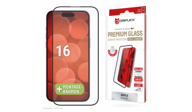 DISPLEX Premium Glass FC iPhone 16