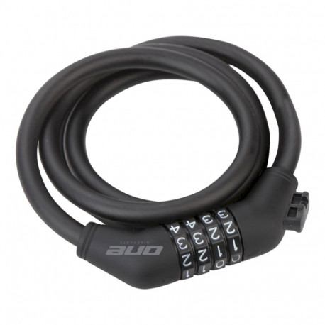 Koodiga jalgrattalukk Rock Machine CL.Lock 10.120 Black/Grey