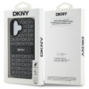 DKNY DKHCP16SPRTHSLK iPhone 16 6.1" black/black hardcase Texture Pattern Tonal Stripe