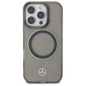 Mercedes MEHMP16X23HUOSK iPhone 16 Pro Max 6.9" black/black hardcase Silver Ring MagSafe