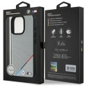 BMW BMHMP16X23PUPDG iPhone 16 Pro Max 6.9" gray/gray hardcase M Perforated Tricolor Line MagSafe