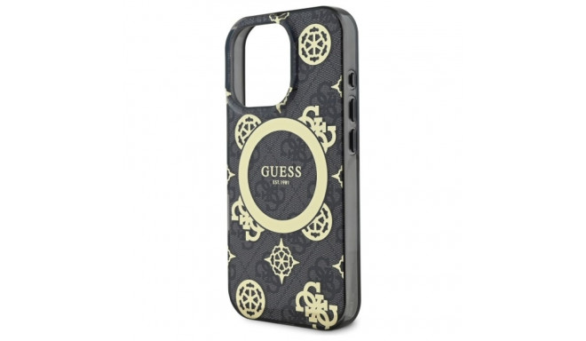 Guess GUHMP16LH4PYEEK iPhone 16 Pro 6.3" must kõvakorpus IML pojeng 4G taustal MagSafe