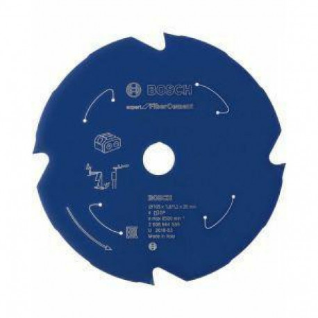 BOSCH PIŁA EXP.FIBER CEMENT 160x20x4z FIBER CONCRETE. ACCU