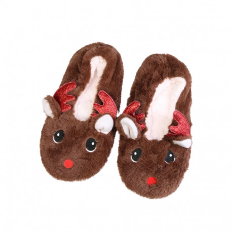 SOKISAHTEL REINDEER pruunid pehmed sussid 444