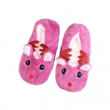 SOKISAHTEL REINDEER roosad pehmed sussid 444