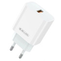 Jellico AK-165 USB 22.5W QC 3.0 Universaalne Nutiseadme Kohandatav Kiirlaadija 1x USB (5-12V) Valge