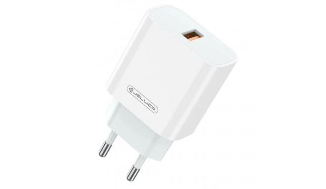 Jellico AK-165 USB 22.5W QC 3.0 Universaalne Nutiseadme Kohandatav Kiirlaadija 1x USB (5-12V) Valge