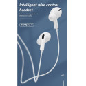 Jellico X12 In-Ear Music and Calls Headset USB-C (Type-C) 1.2m Cable with Microphone and Remote Whit