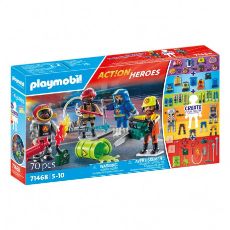PLAYMOBIL ACTION HEROES My Figures: Fire Rescue 71468