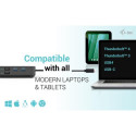 i-tec USB-C HDMI Dual DP Docking Station with Power Delivery 100 W