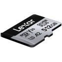 LEXAR MICROSDXC PROFESSIONAL SILVER PLUS UHS-I/U3/A2/4K R205/W150 (V30) 512GB