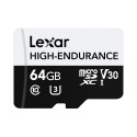 LEXAR MICROSDXC HIGH-ENDURANCE UHS-I/U3/10 R100/W35 (V30) 64GB
