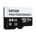 LEXAR MICROSDXC HIGH-ENDURANCE UHS-I/U3/10 R100/W35 (V30) 64GB