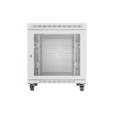 RACK CABINET 19" FREE-STANDING 15U/800X1000 (FLAT PACK) WITH MESH DOOR LCD GREY LANBERG