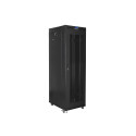 RACK CABINET 19" FREE-STANDING 42U/800X800 (FLAT PACK) WITH MESH DOOR LCD BLACK LANBERG