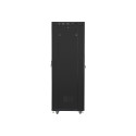 RACK CABINET 19" FREE-STANDING 42U/800X800 (FLAT PACK) WITH MESH DOOR LCD BLACK LANBERG