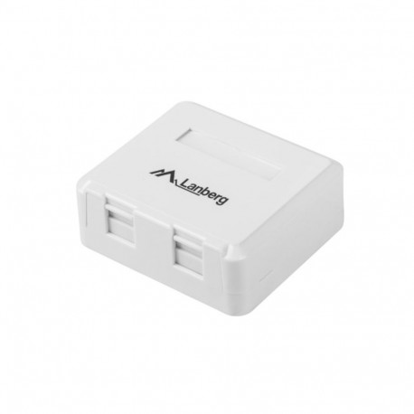 EMPTY SURFACE-MOUNT BOX FOR KEYSTONE 2-PORT LANBERG