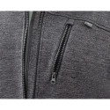 Bluza rozpinana OUTDOOR, pique, szara, rozmiar L