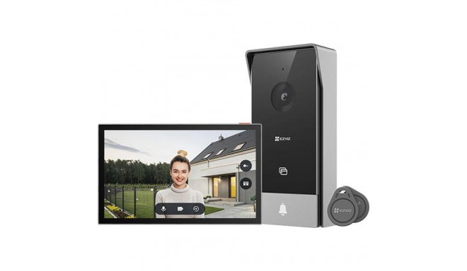 EZVIZ HP5 video intercom system 17.8 cm (7&quot;) Black, Silver