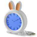 Alecto BC100BUNNY alarm clock Digital alarm clock White