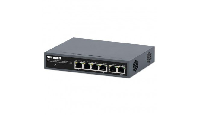 Intellinet 562034 network switch Managed Gigabit Ethernet (10/100/1000) Power over Ethernet (PoE) Bl