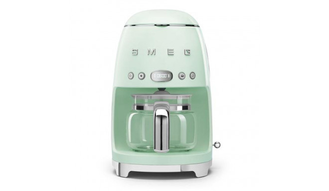 Smeg 50&#039;s Style Drip Filter Coffee Machine DCF02PGEU Pastel Green