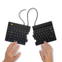 R-Go Tools Ergonomic keyboard R-Go Split Break v2 with break software, ergonomic split keyboard, QWE