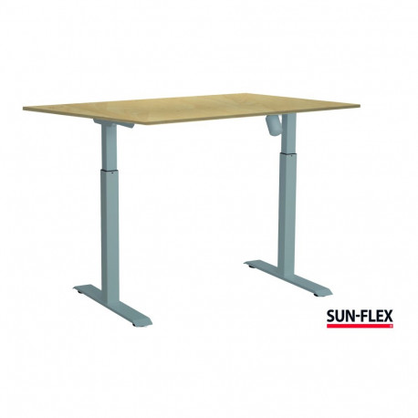 Kirjutuslaud Sun Flex® Easydesk adapt I, reguleeritava kõrgusega, kask