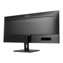 AOC | Monitor | U34E2M | 34 " | VA | WQHD | 21:9 | 100 Hz | 4 ms | 3440 x 1440 | 300 cd/m² | HDMI po