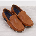 Leather loafers Bugatti M JJ153094 brown (43)