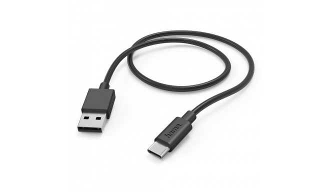 usb cable usb-A usb-C black