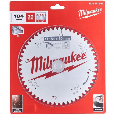Milwaukee ketassae ketas 184x30x2.4x54, alumiiniumist CSB P W
