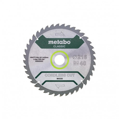 METABO ketassae ketas HW/CT 216x30x40Z
