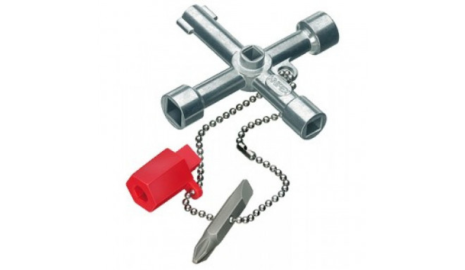 KNIPEX Multi-Fun Mutrivõti. Kontrollruumi kappide jaoks.