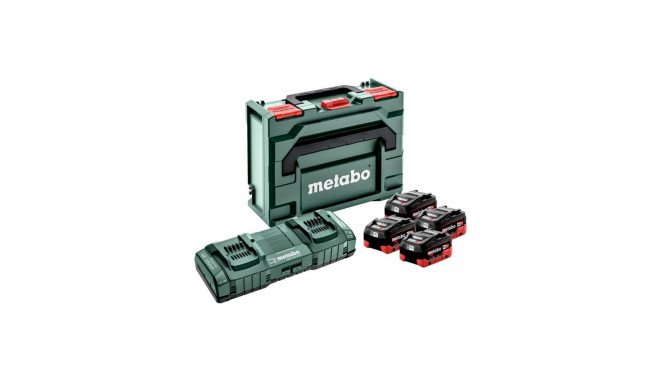 METABO. BATTERY 18V 8.0Ah LIHD x4+CHARGE.